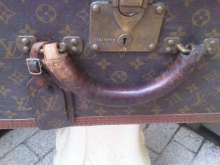 100% Authentic Louis Vuitton Trunk Travel Bag Suitcase Alzer 80  