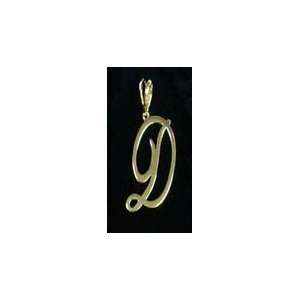  Your Initial Gold Filled Charm Pendant   D Everything 