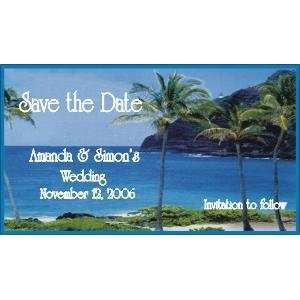  Save the Date Magnets Tropical Design