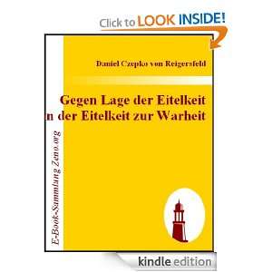  Von der Eitelkeit zur Warheit (German Edition) Daniel Czepko von 