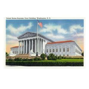  Washington, DC, Exterior View of the US Supreme Court Building 