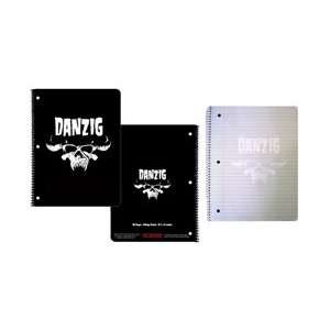  DANZIG SKULL SPIRAL NOTEBOOK: Office Products