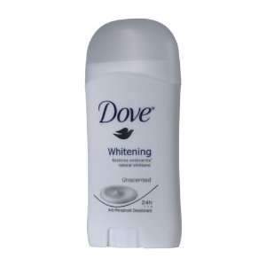 Dove Whitening Unscented Ap deodorant 40gm (12pk) Health 