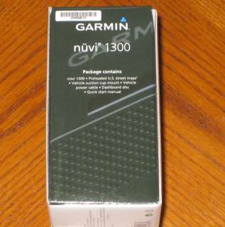Garmin nuvi 1300 Automotive GPS Receiver *NEW* 753759105143  
