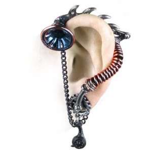   His Masters Voice Ear Trumpet Stud   Alchemy Gothic Earrings Jewelry