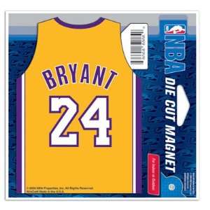 Los Angeles Lakers Indoor/Outdoor Magnet   Kobe Bryant Jersey