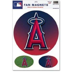 Los Angeles Angels of Anaheim Car Magnet Set  Sports 
