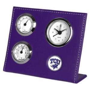  Texas Christian (TCU) Horned Frogs Weather Station Desk 