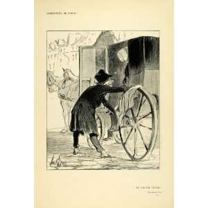  1904 Print Honore Daumier French Art Street Tout Paris 