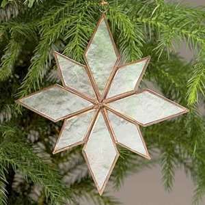  Capiz Star Ornament   Fair Trade