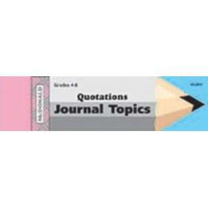  Journal Booklet Quotations Gr 4 8