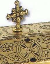 Orthodox Christian reliquary relic Presanctified box  