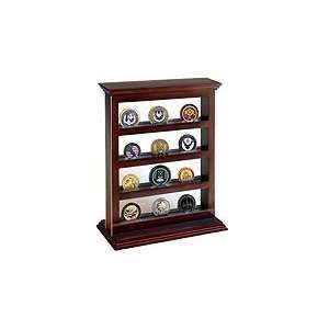  4 Level   Coin Curio Cabinet Coin Display