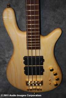 Warwick Streamer $$ 4 String Bass Guitar Natural NEW  