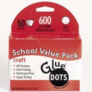  Craft Clear Glue Dots   Office Fun & Office Stationery 