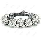 Exquisite Bracelets Shine Silver White 9p