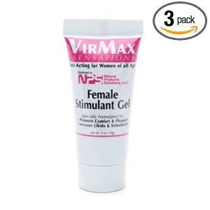  VirMax Sensations Female Stimulant Gel, Peppermint (Pack 