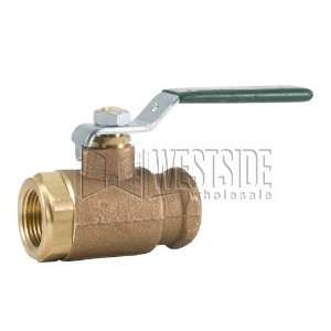   Standard Port Ball Valve with Threaded End Connections   Bronze, 3/4