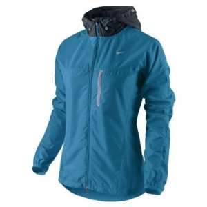 NIKE Womens Vapor Mayfly Running Jacket Blue Size XL  