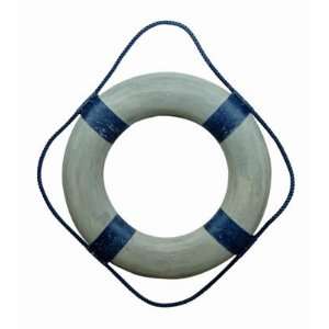   Finished Blue Decorative Waterproof Nautical Life Ring: Home & Kitchen