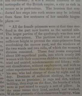West Indies Slave Trade 1848 Elizabeth Fry Prison Care  