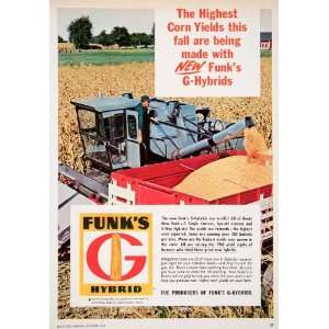  1965 Ad Corn Funks G Hybrids Bloomington Illinois Seed 