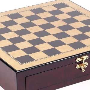  Tribeca Wood Chess Board with High Gloss Finish: Toys 