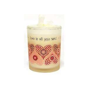  New View 8 oz. Dotty Hearts Candle