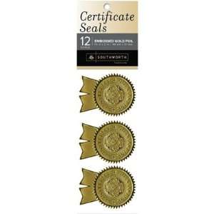    Southworth Gold Foil Certificate Seals SOUS1