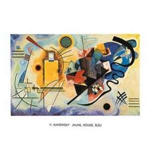   Bleu, c.1925   Poster by Wassily Kandinsky (20x16): Home & Kitchen