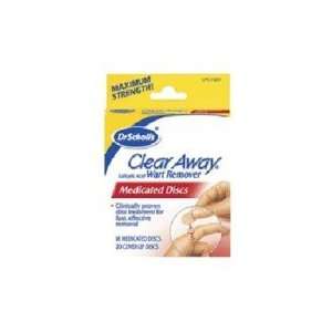  Dr Scholl Clear Away Wart Remover Discs 18: Health 
