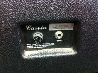 Carvin FRANK ZAPPA OWNED PLAYED X100B Amp Head & 412 Came from Dweezil 