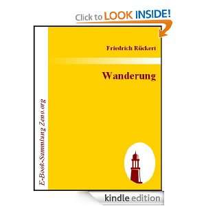  Wanderung (German Edition) eBook Friedrich Rückert 