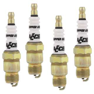 ACCEL 0276 4 Spark Plugs Copper Core Tapered Seat .460 Reach 4 Pack 