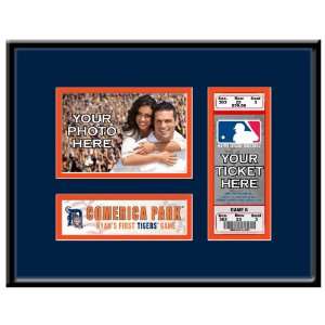  Detroit Tigers Personalized First Game Ticket Frame 