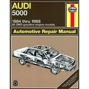  Audi 5000 (All 2WD gas engine models) Haynes Repair Manual 