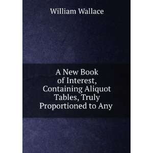  A New Book of Interest, Containing Aliquot Tables, Truly 