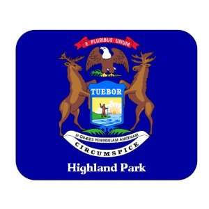  US State Flag   Highland Park, Michigan (MI) Mouse Pad 