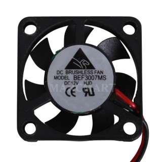 2x Replacement CPU Fan Brushless for Dreambox DM800HD  