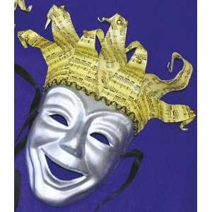  Comedy Venetian, Masquerade, Mardi Gras Mask: Toys & Games
