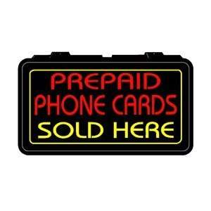  Prepaid Phone Cards Backlit Lighted Imitation Neon Sign 