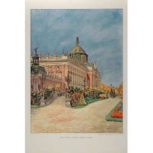   Neue Palais New Palace Waldau Print   Original Print