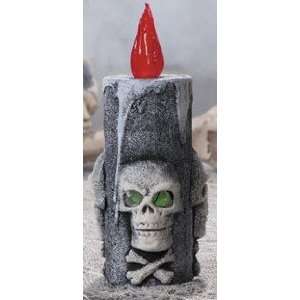  Halloween Skull flickering Candle with light up eyes: Toys 