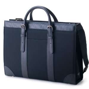  Hideo Wakamatsu Islay Faux Leather Business Bag 41cm 