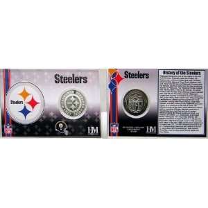  Pittsburgh Steelers Team History Coin Card   Collectible 