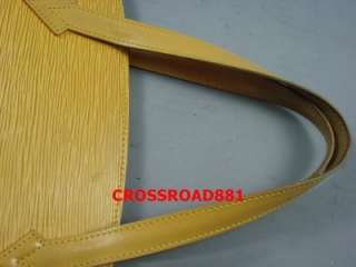   Louis Vuitton Yellow Epi Leather Saint Jacques in Very Good Condition