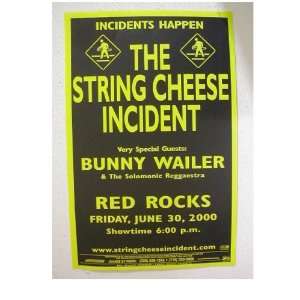   Poster Handbill Incidents Happen w/ Bunny Wailer