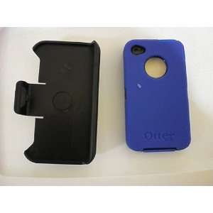  Otterbox Defender iPhone 4/4s Blue on Black Cell Phones 