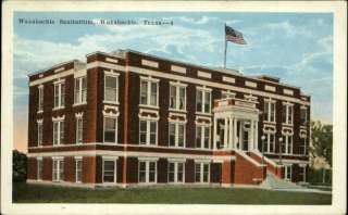 WAXAHACHIE TX Sanitarium Old Postcard  