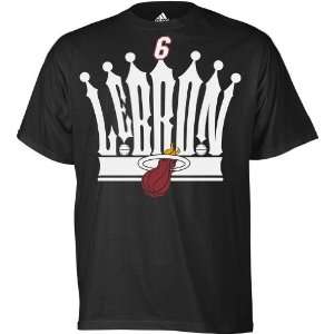 Lebron James Miami Heat Adidas A King is Crowned T Shirt  